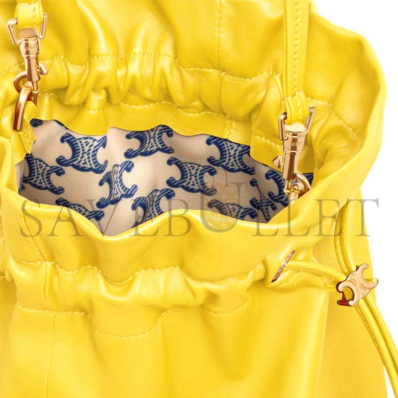 CELINE SMALL CRYSTAL POUCH IN LAMBSKIN 123662J79.GFV5 (32*29*0.5cm)